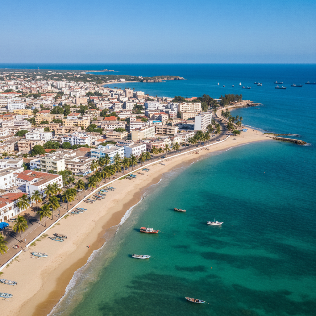 Mogadishu coastline